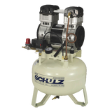 SCHULZ AIR COMPRESSOR OIL LESS - 1.5HP SINGLE PHASE - 8 GALLON TANK - 110 VOLTS - 931.1312-0