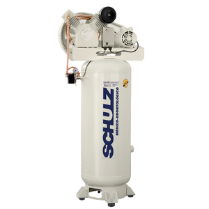 SCHULZ AIR COMPRESSOR OIL LESS - 3HP SINGLE PHASE - 60 GALLON TANK - 220 VOLTS - 932.3384-0