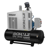 SCHULZ ROTARY SCREW SRP-3040 COMPACT - 40HP - 120 GAL - THREE PHASE 230/460v AIR COMPRESSOR 970.3233-0